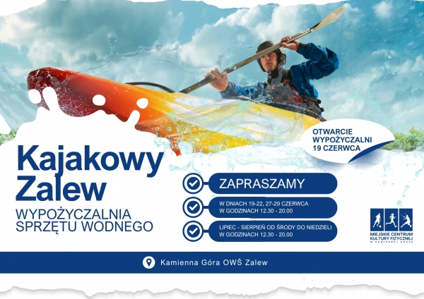 Otwarcie wypożyczalni sprzętu wodnego