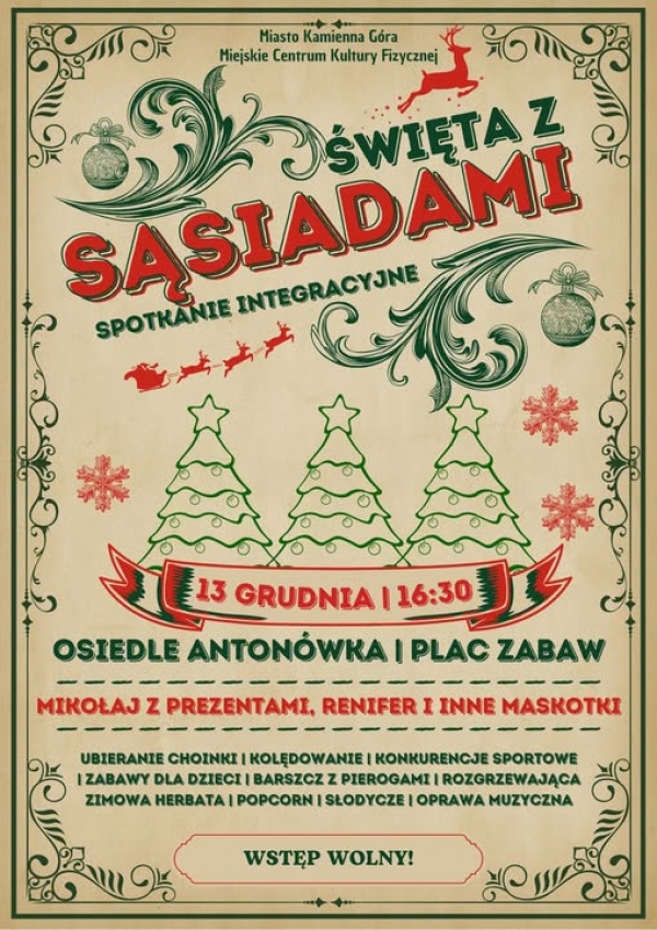 „Święta z Sąsiadami” na osiedlach Zadrna i Antonówka